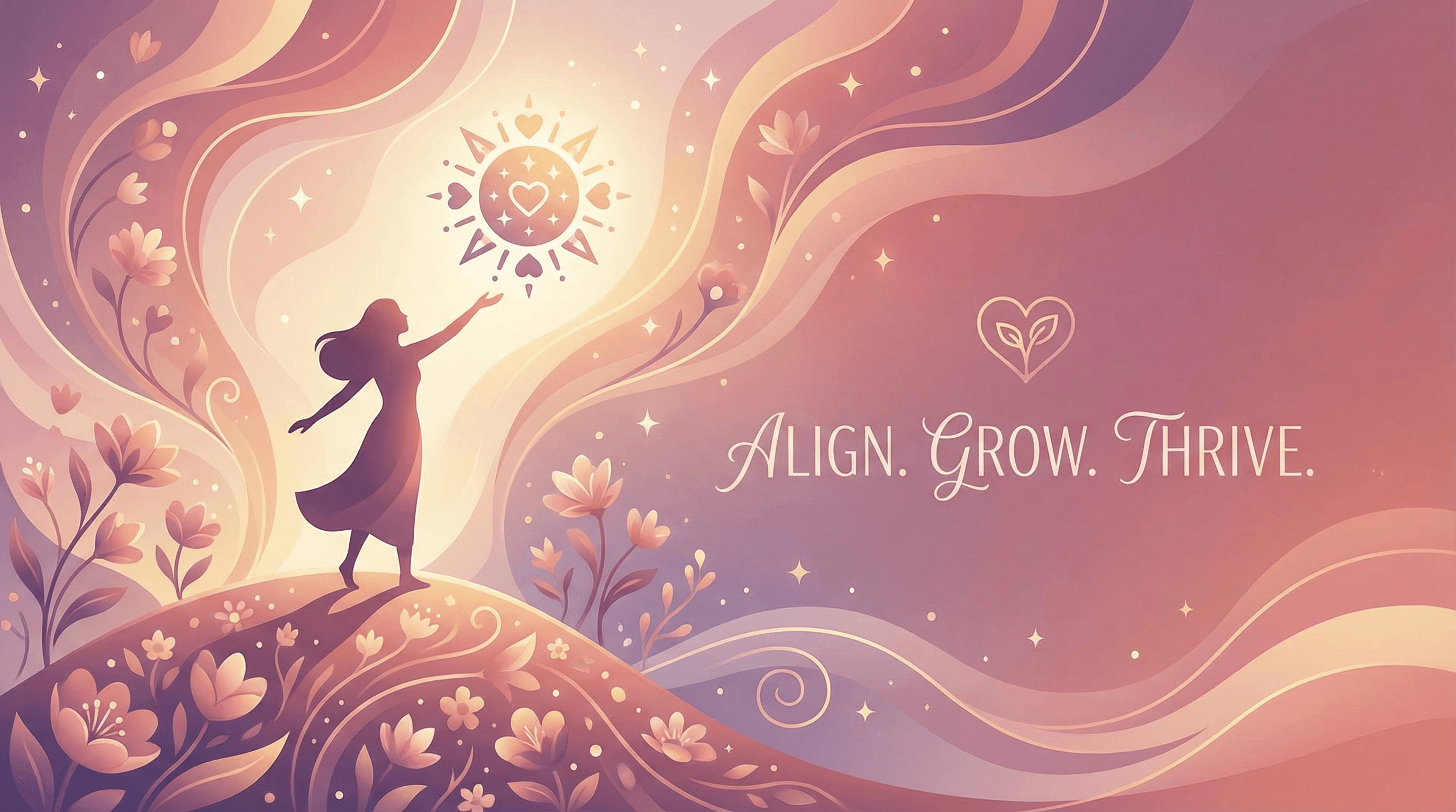 Personal growth illustration showing person reaching toward light, representing authentic happiness, psychological maturity, and self-actualization